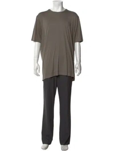 Pre-owned Stefano Ricci Crew Neck Short Sleeve T-shirt In Grey