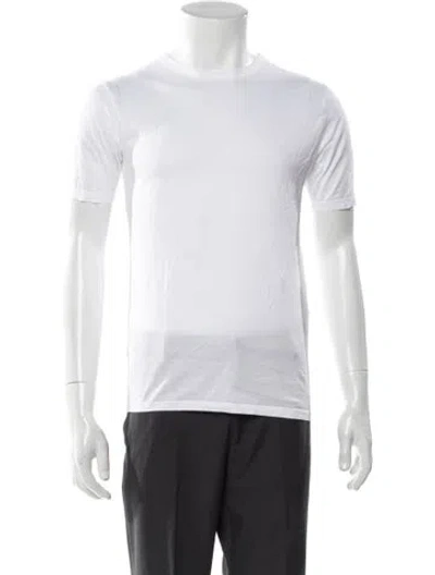 Pre-owned Stefano Ricci Crew Neck Short Sleeve T-shirt In White