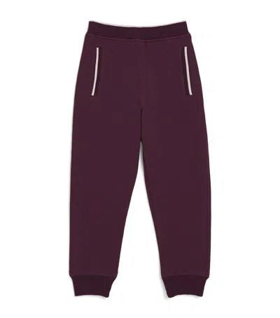 Stefano Ricci Kids' Embroidered Logo Sweatpants In Red