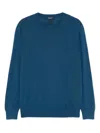Stefano Ricci Fine-knit Sweater In Blue