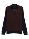 Stefano Ricci Geometric-pattern Polo Shirt In Blue