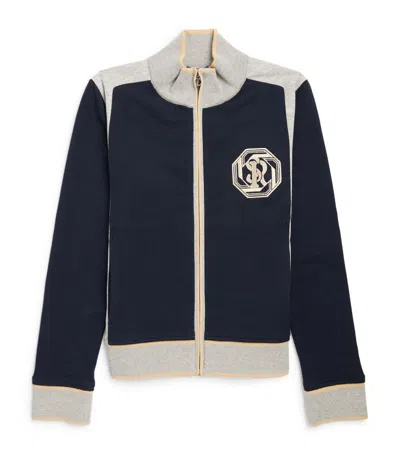 Stefano Ricci Kids Cotton Logo-patch Jacket (4-16 Years) In Multi
