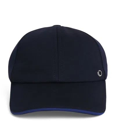 Stefano Ricci Kids Logo Baseball Cap In Navy
