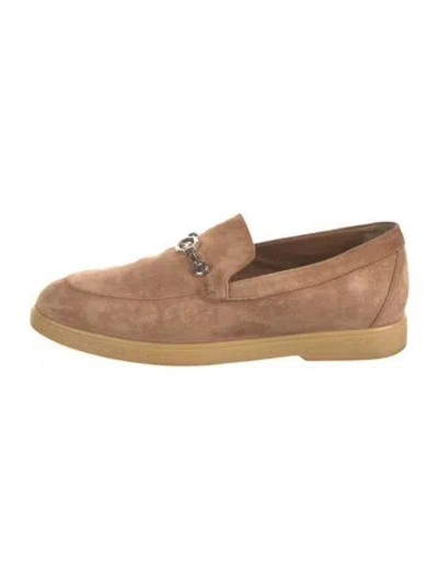 Pre-owned Stefano Ricci Leather Loafers In Neutrals