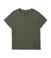 Stefano Ricci Linen Embroidered Monogram T-shirt