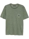 Stefano Ricci Linen T-shirt In Green