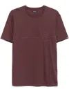 Stefano Ricci Logo-embroidered T-shirt In Purple