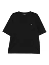 Stefano Ricci Logo-plaque Cotton T-shirt In Black
