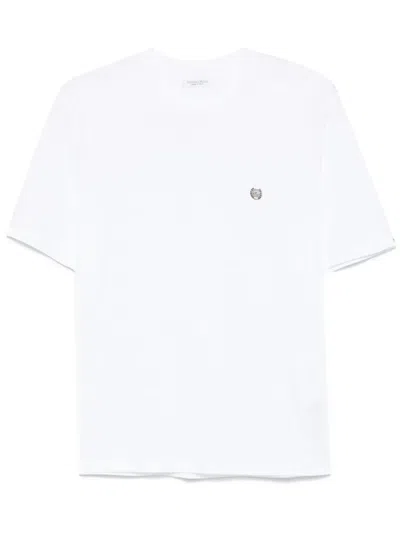 Stefano Ricci Logo-plaque T-shirt In White