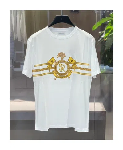 Stefano Ricci Logo T-shirt In White