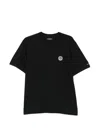 Stefano Ricci Logo-patch T-shirt In Black