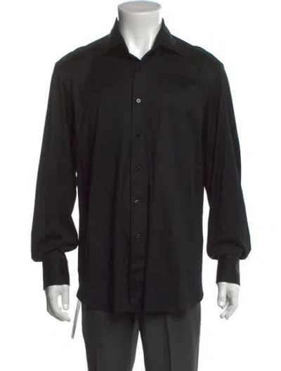 Pre-owned Stefano Ricci Long Sleeve Dress Shirt In Black