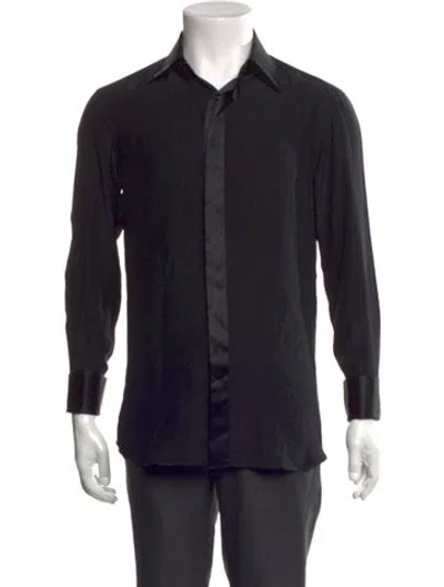 Pre-owned Stefano Ricci Long Sleeve Dress Shirt In Black