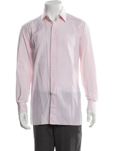 Pre-owned Stefano Ricci Long Sleeve Dress Shirt In Pink