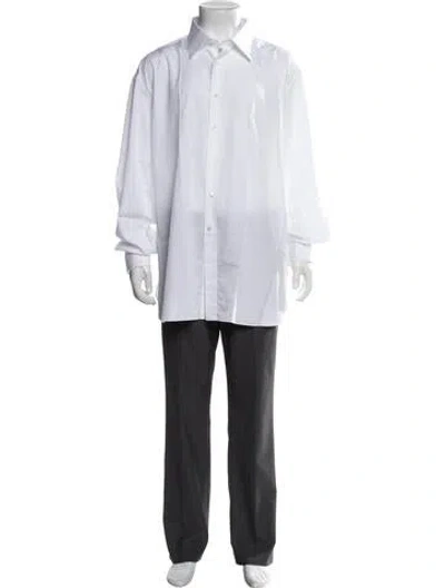 Pre-owned Stefano Ricci Long Sleeve Dress Shirt W/ Tags In Blue