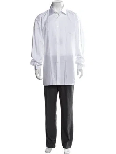 Pre-owned Stefano Ricci Long Sleeve Dress Shirt W/ Tags In White