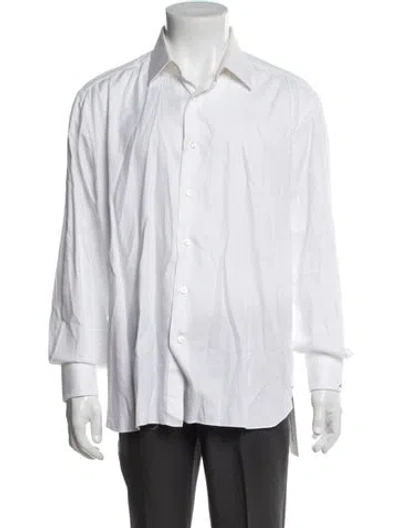 Pre-owned Stefano Ricci Long Sleeve Dress Shirt In White