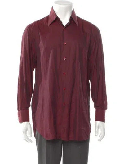 Pre-owned Stefano Ricci Long Sleeve Shirt In Red