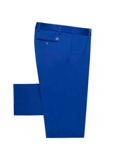 Stefano Ricci Men's Alpha Yarn Cashmere Trousers In Blue