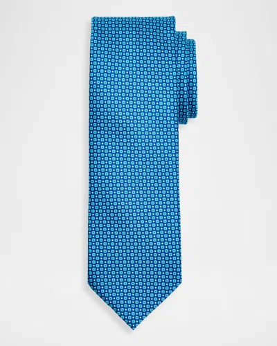 Stefano Ricci Men & Apos;s Handmade Printed Silk Tie In Burgundy