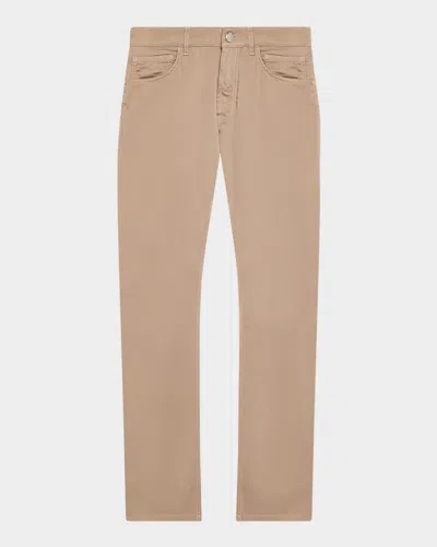 Stefano Ricci Men & Apos;s Slim Cotton-stretch Five-pocket Pants In Brown