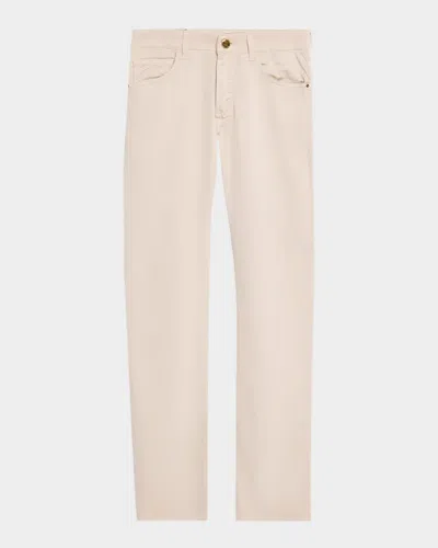 Stefano Ricci Men & Apos;s Slim Cotton-stretch Five-pocket Pants In Brown