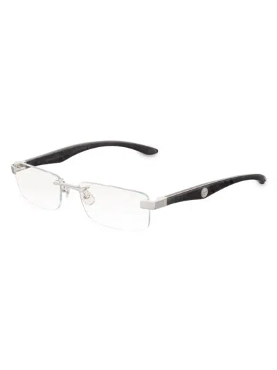 Stefano Ricci Men's Ascent Eyeglasses In Transparent