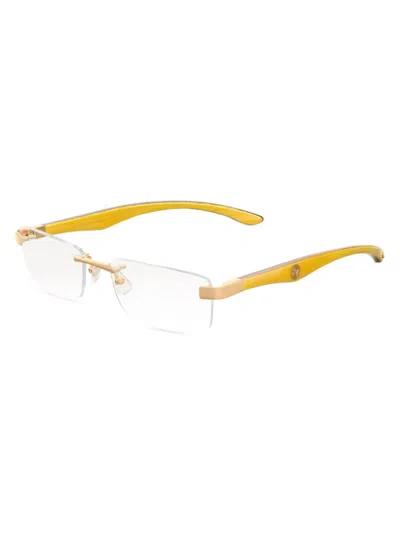 Stefano Ricci Men's Ascent Eyeglasses In Orange