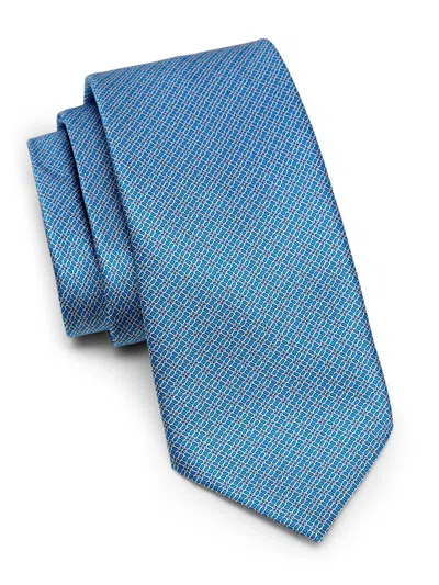 Stefano Ricci Men's Baby Flower Silk Tie In Blue