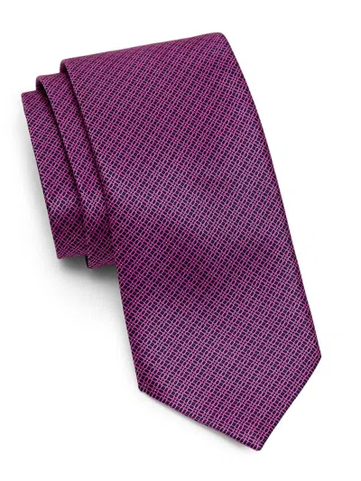 Stefano Ricci Men's Baby Flower Silk Tie In Purple