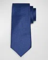 Stefano Ricci Men's Bicolor Woven Silk Tie In Blue