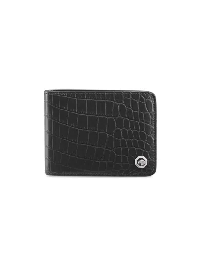 Stefano Ricci Men's Bifold Leather Wallet In Black