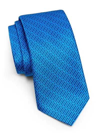 Stefano Ricci Men's Broken Line Silk Tie In Blue