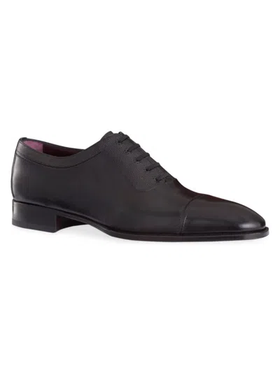 Stefano Ricci Men's Calfskin Oxford Shoes In Black