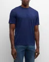 Stefano Ricci Men's Cashmere Crewneck T-shirt In Grey