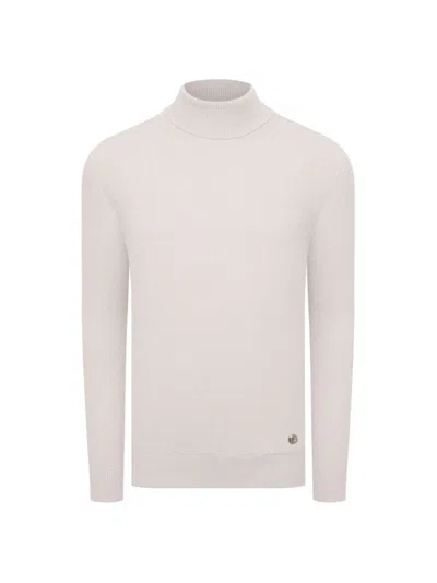 Stefano Ricci Men's Cashmere Turtleneck Sweater In Cream