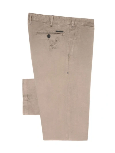 Stefano Ricci Men's Chino Casual Trousers In Beige
