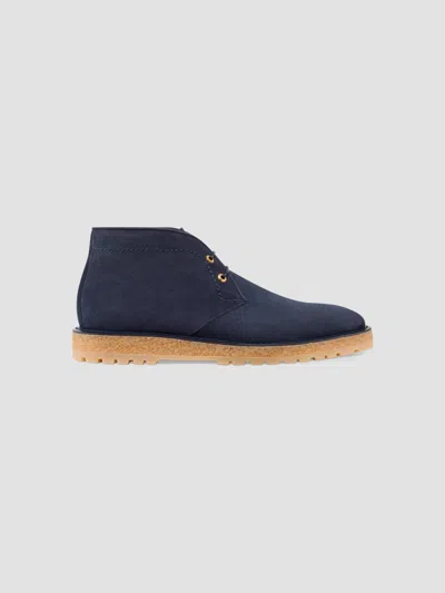 Stefano Ricci Men's Chukka Boots In Blue