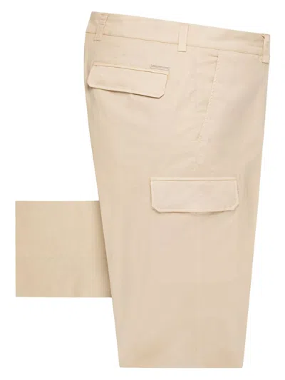 Stefano Ricci Men's Cotton Blend Sports Trousers In Nude