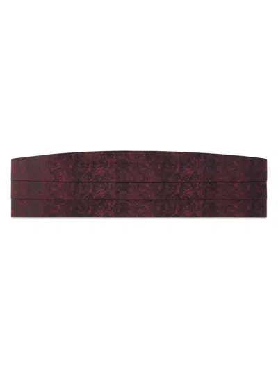 Stefano Ricci Men's Cummerbund In Red
