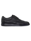 STEFANO RICCI MEN'S DERBY BROGUE SHOES IN CALFSKIN LEATHER
