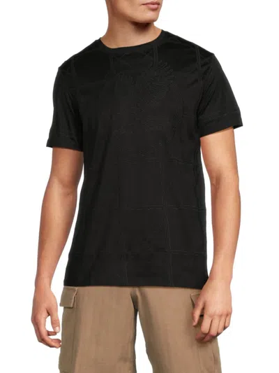 Stefano Ricci Men's Dragon Wool T-shirt In Black