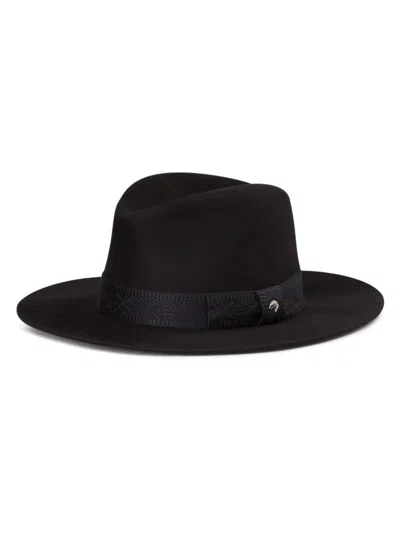 Stefano Ricci Men's Fedora Hat In Ofxord And Dark Blue