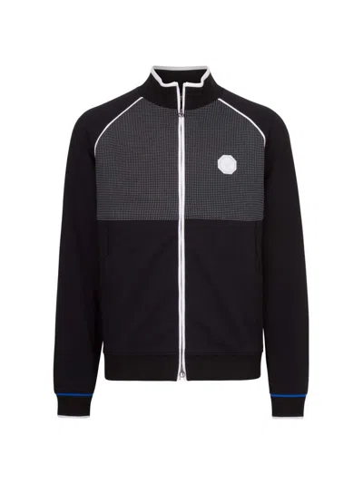 Stefano Ricci Men's Full Zip Up Jacket In Black