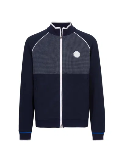 Stefano Ricci Men's Full Zip Up Jacket In Blue
