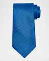 Stefano Ricci Men's Geometric Silk Tie In Blue