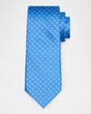 Stefano Ricci Men's Geometric Silk Tie In Blue