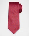 Stefano Ricci Men's Geometric Silk Tie In Red