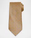 Stefano Ricci Men's Geometric Silk Tie In Yellow