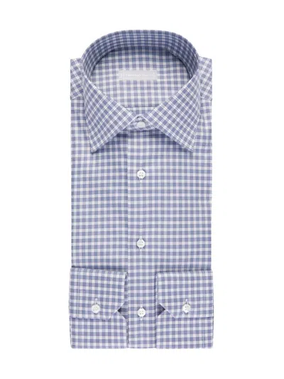 Stefano Ricci Men's Handmade Asti Shirt In Blue